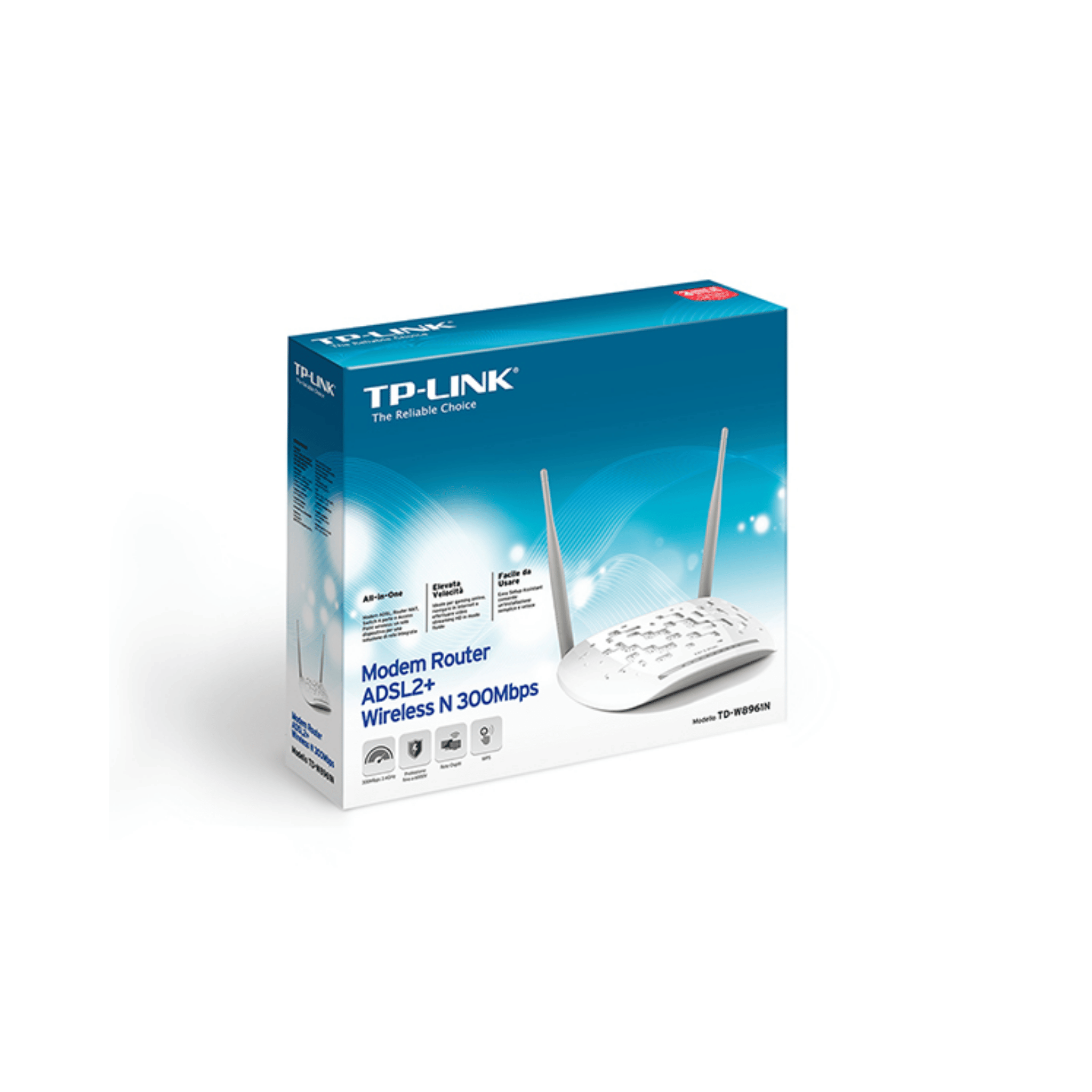 Tp-link TD-W8961N 300Mbps Wireless N ADSL2+ Modem Router Tp-link TD-W8961N 300Mbps Wireless N ADSL2+ Modem Router